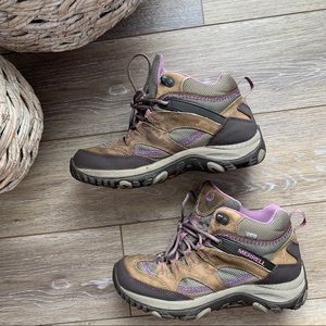 Purple Brindle Merrell Performance Hiking Boots, 9